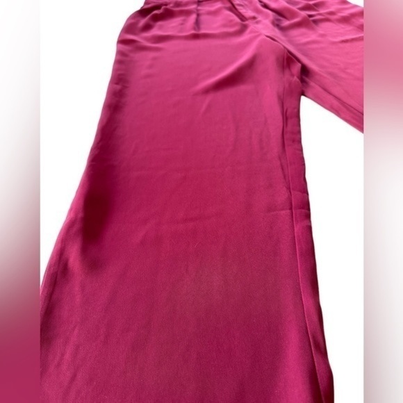 VICI LACEY POCKETED HIGH RISE TROUSERS - PLUM - Picture 10 of 11